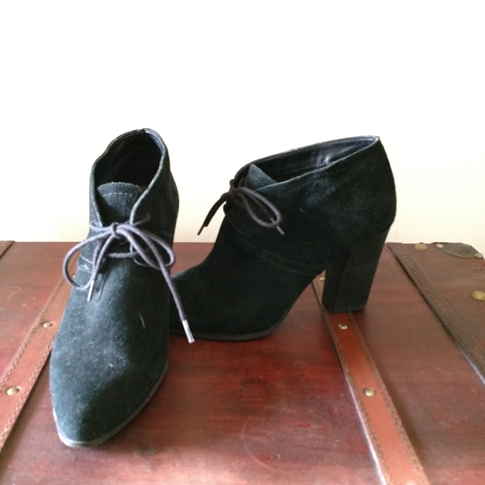 Franco Sarto Suede Booties